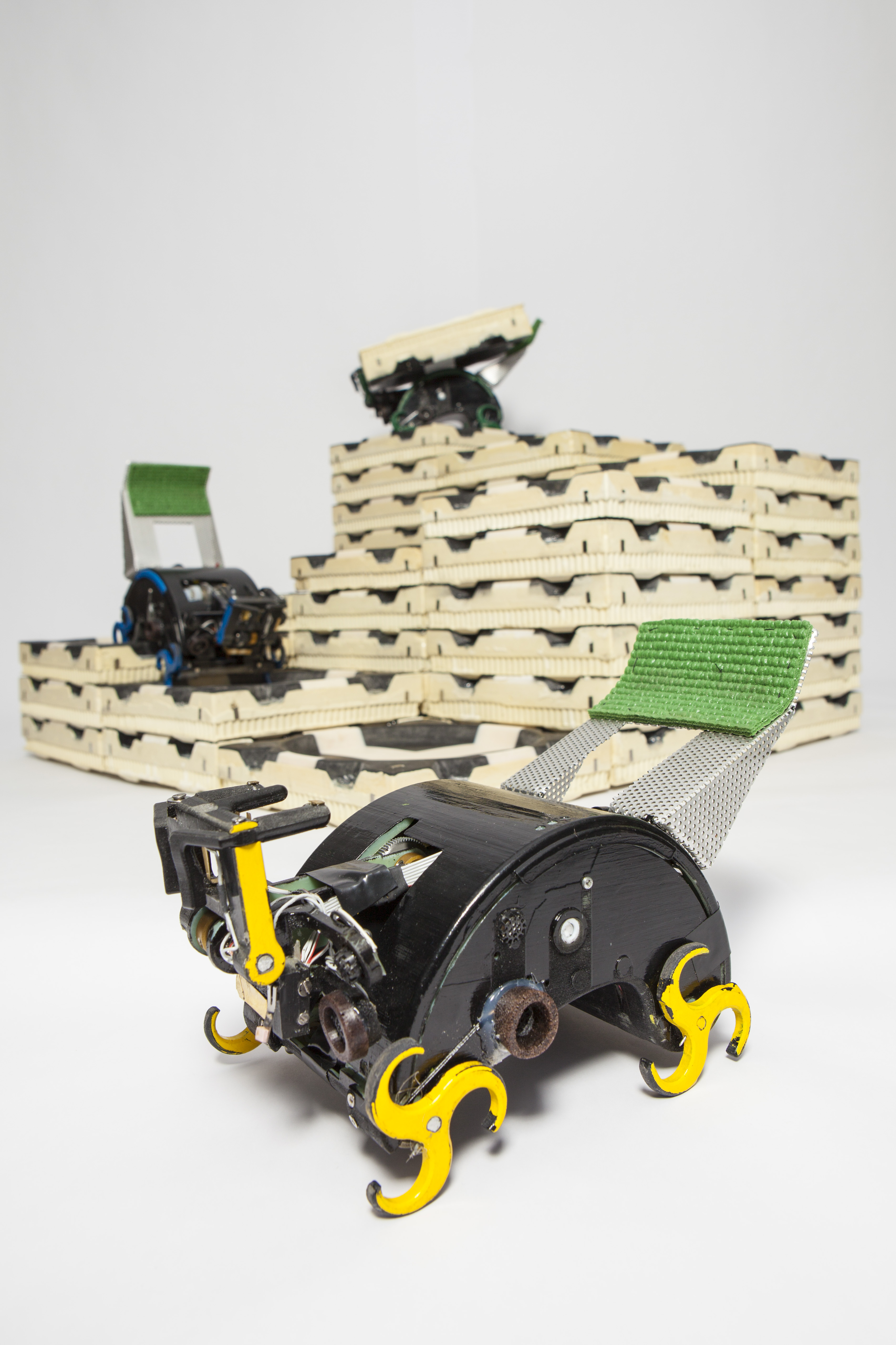 Termite-Inspired Robots for Collective Construction
